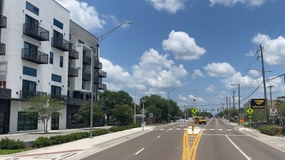 N Florida Ave at W Giddens Ave – Mid-Block Crossing