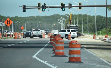 Widening eastbound SR 52 at the Suncoast Parkway (8-22-2023 photo)