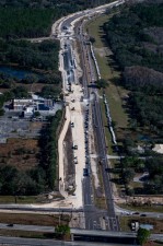 Looking east over SR 52 from the Suncoast Parkway (1/6/2023 photo)