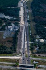 Looking east over SR 52 from the Suncoast Parkway (12/6/2022 photo)