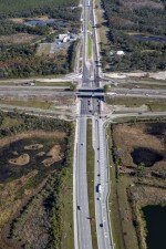 Looking east over SR 52 at the Suncoast Parkway interchange (12-6-2023 photo)