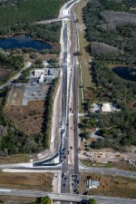 Looking east over SR 52 from the Suncoast Parkway (2/7/2023 photo)
