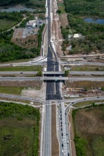 Looking east over SR 52 from the Suncoast Parkway (4-6-2023 photo)