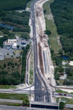 Looking east over SR 52 from the Suncoast Parkway (6-6-2023 photo)