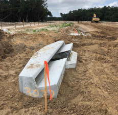 Ayers Road Extension (CR 576): drainage inlet Installation - June 2020