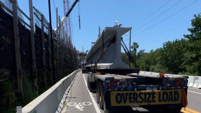 Pinellas Bayway Bridge Replacement Project - Delivery & Installation of Bridge Beams April 2020