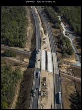 I-75 bridge widening over Croom Rital Road - January 2018