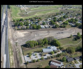Pond construction north of SR 50 - March 2017