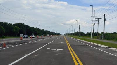 US 301 widening project - Cape Stone looking north - August 2020