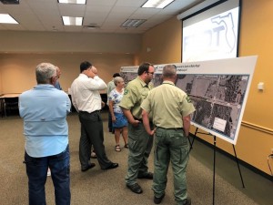 US 301 Open House Stakeholders Viewing Proejct Display Boards 