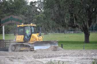 Earthwork on the south side of SR 50, east of US 301 (7/17/20 photo)