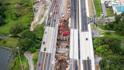 I-75 interchange improvements at Big Bend Road (October 2023)