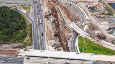 I-75 interchange improvements at Big Bend Road (October 2023)