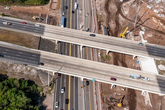 I-75 interchange improvements at Big Bend Road (March 2023)