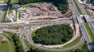 I-75 interchange improvements at Big Bend Road (June 2023)