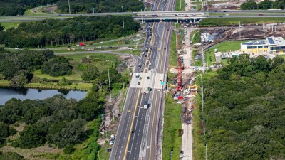 I-75 interchange improvements at Big Bend Road (September 2022)