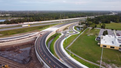 I-75 interchange improvements at Big Bend Road (October 7, 2023)