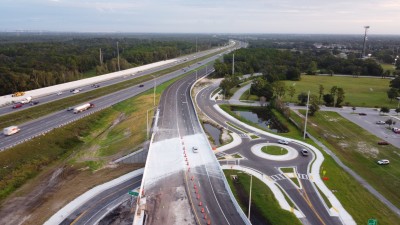 I-75 interchange improvements at Big Bend Road (October 7, 2023)