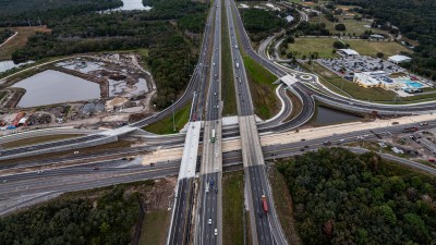I-75 interchange improvements at Big Bend Road (January 2024)