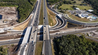 I-75 interchange improvements at Big Bend Road (November 2023)