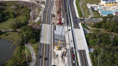 I-75 interchange improvements at Big Bend Road (December 2023)