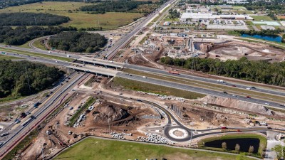I-75 interchange improvements at Big Bend Road (December 2022)