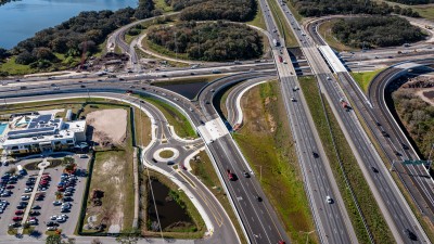 I-75 interchange improvements at Big Bend Road (February 2024)