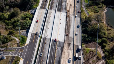 I-75 interchange improvements at Big Bend Road (February 2024)