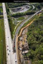 Widening southbound I-75 to create a two-lane exit ramp to I-4. (March 2019 photo)