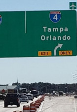 A new exit point to I-4 - one mile north of the current exit - opens Thursday, October 24