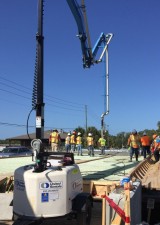 Halls River Bridge Concrete Deck Pour IV May 2018 
