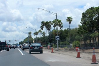 June 2017 SR 60 EB Lanes near mall