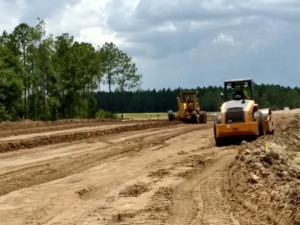 Roadway construction continues on the new SR 56 between Meadow Pointe Blvd in Wesley Chapel and US 301 in Zephyrhills.