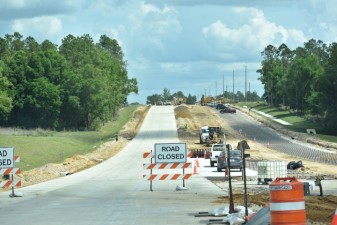 New SR 52 construction near Wichers Road (3/31/2021 photo)
