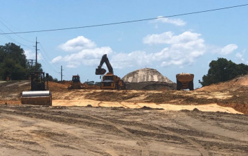 SR 52 realignment in McCabe Road area (May 2020 photo)