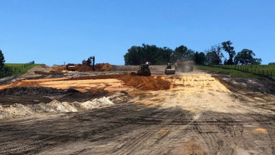 SR 52 realignment in Prospect Road area (May 2020 photo)