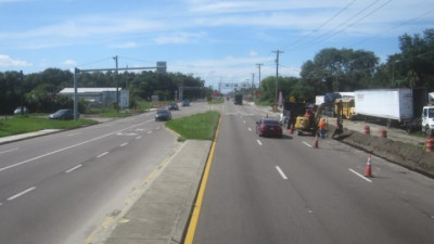US 41 (50th Street) New Sidewalk from Denver Street to 30th Avenue August 2019