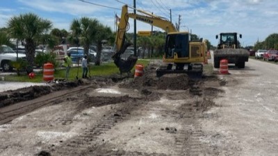 SR 694 (Gandy Blvd) Repaving from west of US 19 to Grand Ave (September 2023)
