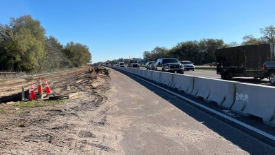 I-4 Westbound Weigh Station New Access Lane (February 2023)