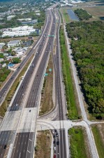 Westbound SR 60 widening from Spruce St/TIA to Memorial Highway (March 2023)