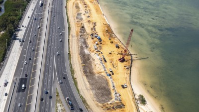 I-275 Causeway Seawall and Trail from Reo St to Howard Frankland Bridge (March 2024)