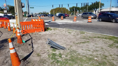 Dale Mabry Highway Pedestrian/Bicycle Intersection Improvements at West Waters Avenue - December 2019