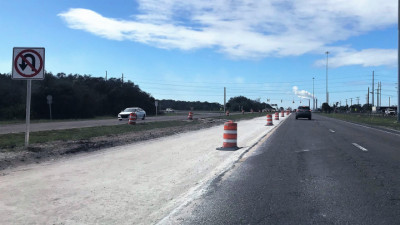 Big Bend Road (CR 672) Westbound Turn Lane Extension at I-75 ---- January 2020