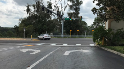 New SR 52 Traffic Signal at Palm Blvd (entrance to St. Leo University) - September 28, 2020