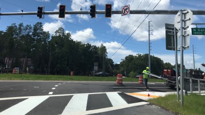 SR 597 (Dale Mabry Highway) Intersection Improvements at Sunlake Boulevard (July 21, 2021)