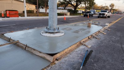 SR 685 (Florida Ave) Pedestrian Crossing North of 127th Ave (February 2023)