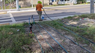 SR 685 (Florida Ave) Pedestrian Crossing North of 127th Ave (November 2023)