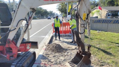 SR 685 (Florida Ave) Pedestrian Crossing North of 127th Ave (December 2022)