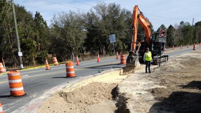 Commercial Way (US 19) at Centralia Road New Traffic Signal (January 2023)