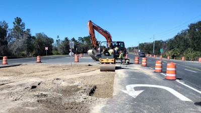 Commercial Way (US 19) at Centralia Road New Traffic Signal (February 2023)